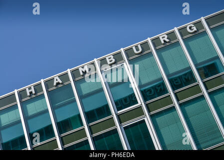 Reederei Hamburg Sued, Willy-Brandt-Strasse, Hamburg, Deutschland Stock Photo