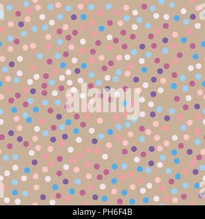 Seamless pattern dots surface. Sparkling textured backdrop for design web, wallpaper, gift, wrapping paper, poster, birthday card. Stock Vector