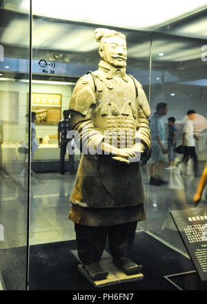 XIAN, CHINA - October 29, 2017: General of the terracotta army Terracotta Army Stock Photo