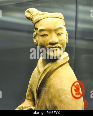 XIAN, CHINA - October 29, 2017: Archer of the terracotta army Terracotta Army Stock Photo