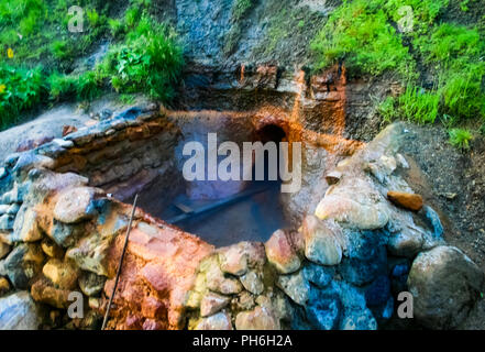 Mountain landscape with a stony scattering. Mountain landscape. Rocks without vegetation. Stock Photo