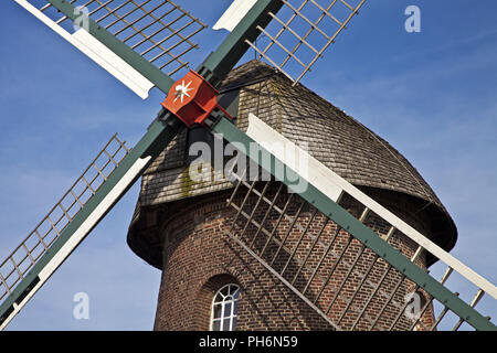 Windmill Isselburg, Muensterland region, Germany