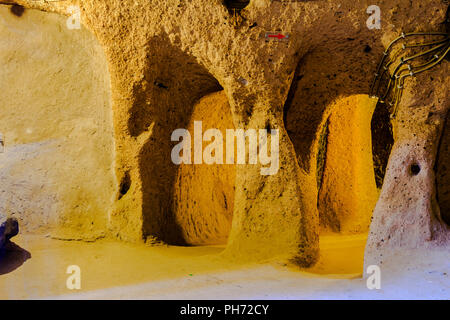 Kaymakli underground city village Stock Photo