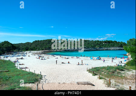 Cala S'Amarador, Mondrago Natural Park, , Majorca, Balearics, Spain Stock Photo