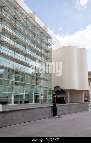 MACBA Museum of Modern Art in Barcelona - Spain Stock Photo