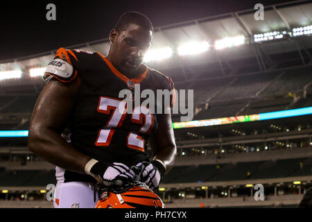 Cincinnati, Ohio, USA. August 30th, 2018: Cincinnati Bengals offensive tackle Justin Murray (72) walks off the field after a game between the Indianapolis Colts and the Cincinnati Bengals at Paul Brown Stadium in Cincinnati, OH. Adam Lacy/CSM Credit: Cal Sport Media/Alamy Live News Stock Photo