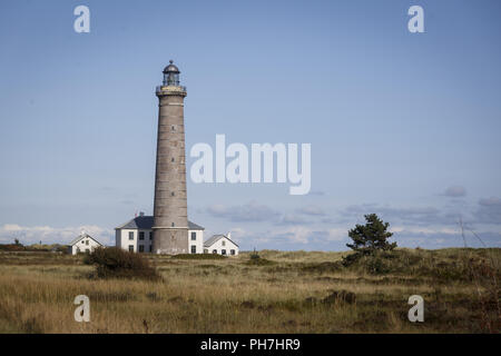 August 28, 2018 - Skagen, Nordjylland, Denmark - The lighthouse in Skagen's Gren (Credit Image: © Jannis Grosse/ZUMA Wire) Stock Photo