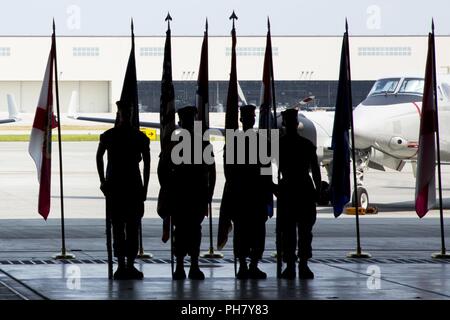 U. S. Marine Corps Lt. Col. Kevin K. Kuginskie, outgoing commanding ...