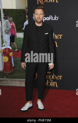 Film Premiere Christopher Robin  Featuring: Ewan McGregor Where: Los Angeles, California, United States When: 31 Jul 2018 Credit: Apega/WENN.com Stock Photo