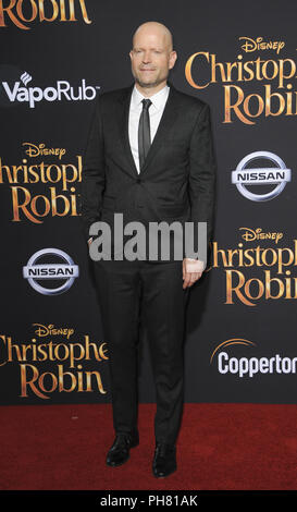 Film Premiere Christopher Robin  Featuring: Mark Forster Where: Los Angeles, California, United States When: 31 Jul 2018 Credit: Apega/WENN.com Stock Photo