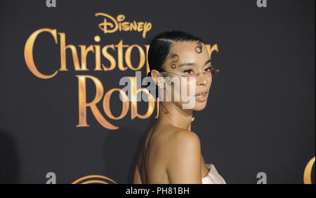 Film Premiere Christopher Robin  Featuring: Rainy Milo Where: Los Angeles, California, United States When: 31 Jul 2018 Credit: Apega/WENN.com Stock Photo