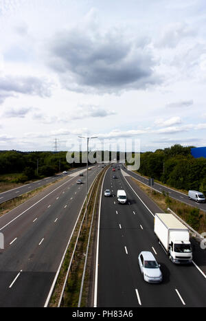 motorway at junction 12, road run between London and Wales and is the ...