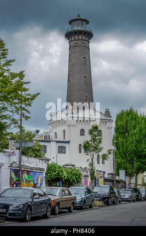 Helios-Turm, Heliosstrasse, Ehrenfeld, Koeln, Nordrhein-Westfalen, Deutschland Stock Photo