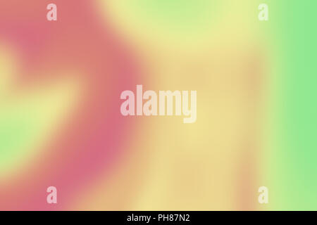Abstract pastel soft colorful smooth blurred textured background off focus toned in pink, light green and beige color. Can be used as a wallpaper or f Stock Photo