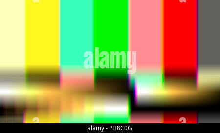 Digital glitch and tv static noise Stock Photo
