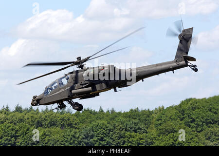 Hughes AH-64 Apache - Luchtmachtdagen 2013 in Völkel. Stock Photo