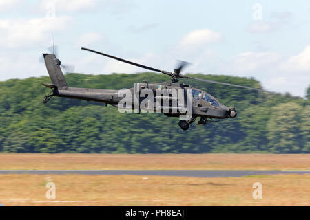 Hughes AH-64 Apache - Luchtmachtdagen 2013 in Völkel. Stock Photo