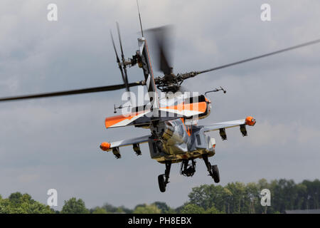 Hughes AH-64 Apache - Luchtmachtdagen 2013 in Völkel. Stock Photo