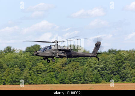 Hughes AH-64 Apache - Luchtmachtdagen 2013 in Völkel. Stock Photo