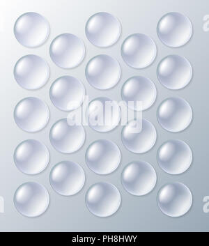 Bubblewrap, packaging with air bubbles Stock Photo