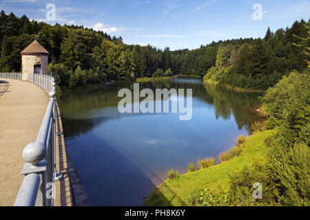 Ronsdorfer reservoir, Wuppertal, Germany Stock Photo