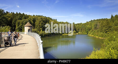 Ronsdorfer reservoir, Wuppertal, Germany Stock Photo