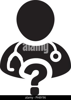 Question and answers icon in flat style. Q and A assistance vector ...