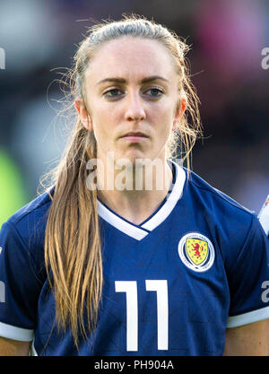 Scotland's Lisa Evans during the Women's World Cup Qualifying match at