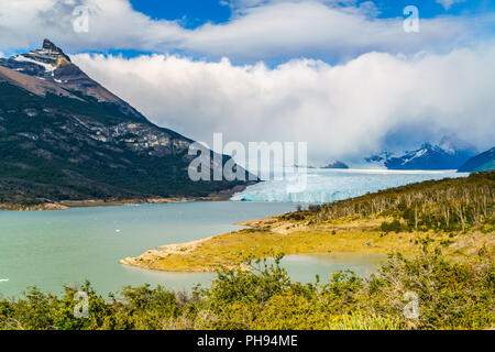 Perito Moreno Glacier in the Argentinian Patagonia Stock Photo