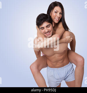 happy beautyful couple in love Stock Photo