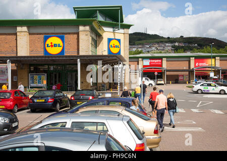 Parc Tawe North Retail Park, Swansea Stock Photo