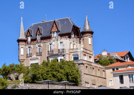 details and landscapes of Biarritz city in France Stock Photo