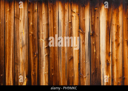 Old weathered wooden planked wall textured background Stock Photo