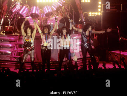 Eric Carr (Kiss) on 02.11.1983 in München / Munich. | usage worldwide ...