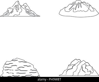 beach,collection,crystal,environment,eruption,forest,glacier,grow,harbor,ice,icon,illustration,isolated,lava,logo,mountain,nature,ocean,outline,rock,round,sand,sandstone,sea,set,sheer,sign,sping,surrounding,symbol,various,vector,vegetation,volcano,wash,water,web, Vector Vectors , Stock Vector