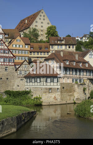 Old-Town in Schwaebisch Hall, Baden-Wuerttemberg, Germany Stock Photo