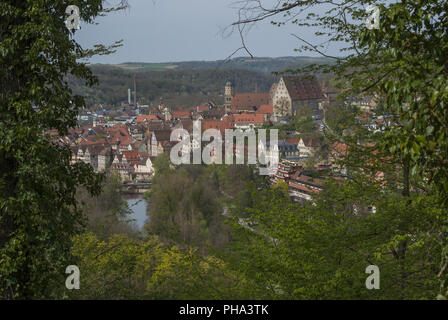 Old-Town in Schwaebisch Hall, Baden-Wuerttemberg, Germany Stock Photo