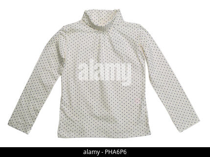 blouse with polka dots Stock Photo