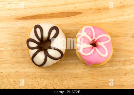 Colorful homemade doughnuts Stock Photo