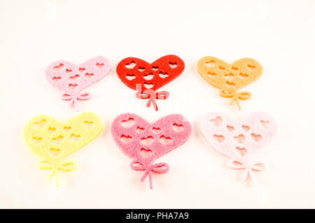 Heart texture background Stock Photo