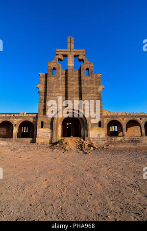 Abandoned Buildings of a Military Base Stock Photo