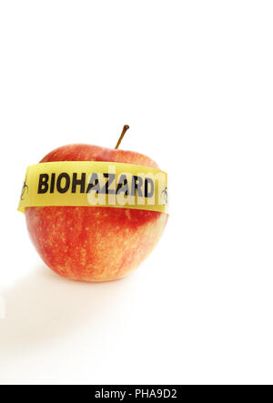 Bio apple Stock Photo