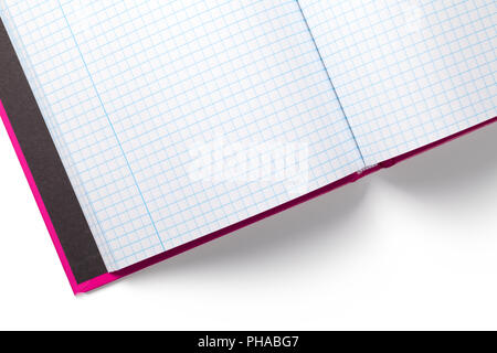 Notebook Isolated on White Background Stock Photo