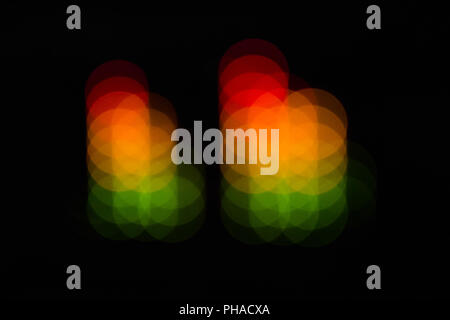 Blurred equalizer bars - abstract colorful dots Stock Photo