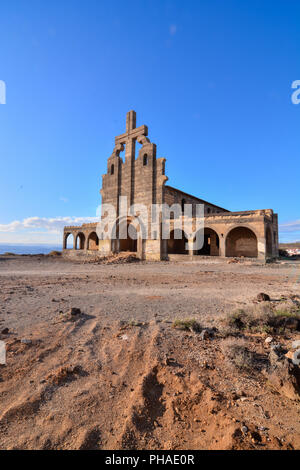 Abandoned Buildings of a Military Base Stock Photo