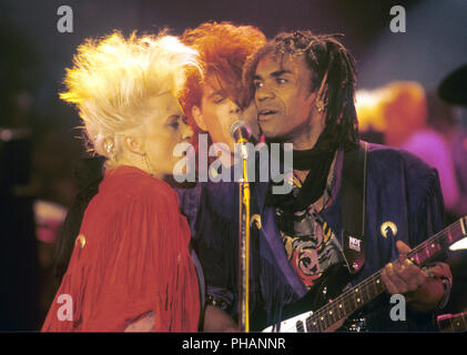 Thompson Twins (mit Tom Bailey) on 09.02.1985 in München / Munich