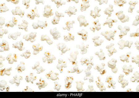 Popcorn Isolated on White Background Stock Photo