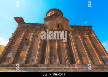 Exterior of the Church of Tigran Honents in the ruins of Ani, capital of ancient Armenian Bagradit Kingdom, in Kars, Turkey Stock Photo
