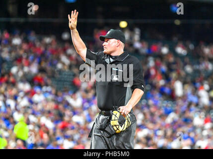 Mlb Home Plate Umpire Sean Barber Editorial Stock Photo - Stock Image