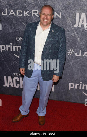 San Pedro, California, USA. 31st Aug, 2018. BOB KURKJIAN attends the Premiere Of 'Tom Clancy's Jack Ryan' at the opening night of Los Angeles Fleet Week 2018 in San Pedro California. Credit: Billy Bennight/ZUMA Wire/Alamy Live News Stock Photo